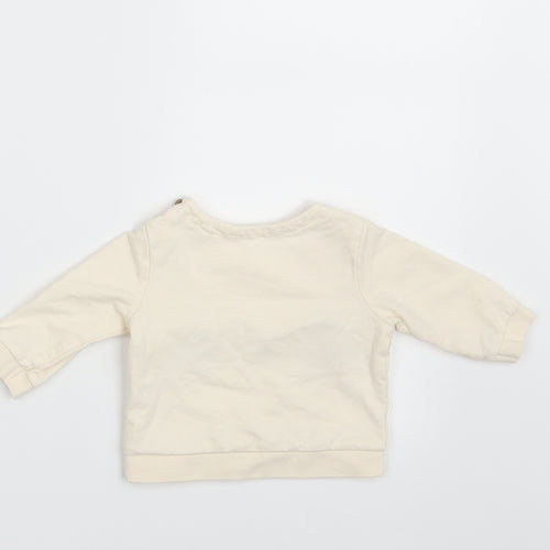TU Girls Ivory   Basic T-Shirt Size Newborn