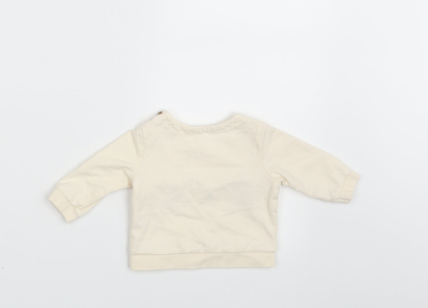 TU Girls Ivory   Basic T-Shirt Size Newborn