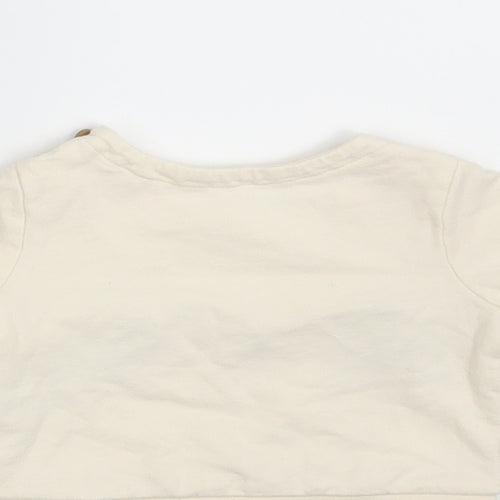 TU Girls Ivory   Basic T-Shirt Size Newborn