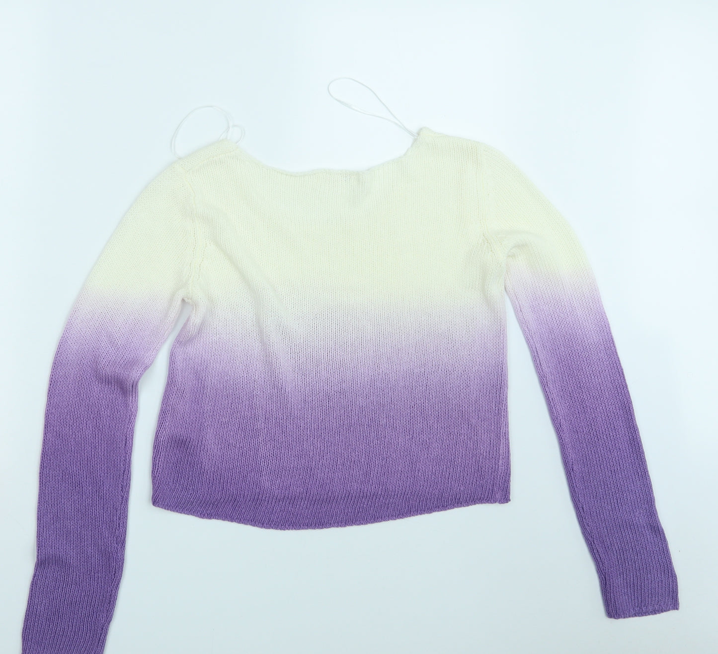 Zara Girls Purple  Knit Pullover Jumper Size 14 Years