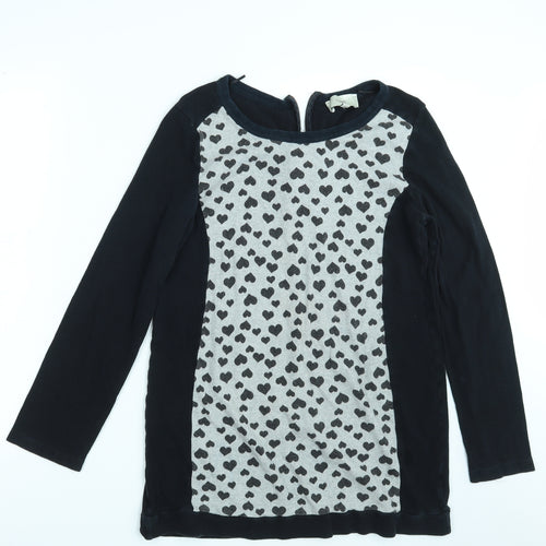 NEXT Womens Black Polka Dot  Pullover Jumper Size 14