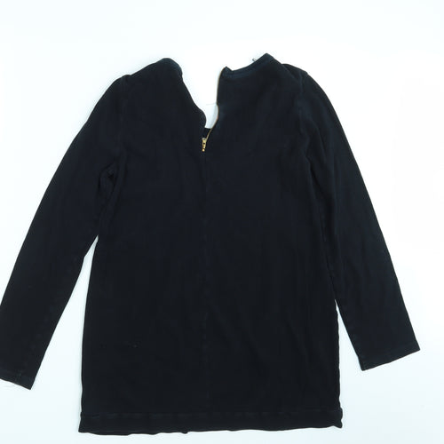 NEXT Womens Black Polka Dot  Pullover Jumper Size 14