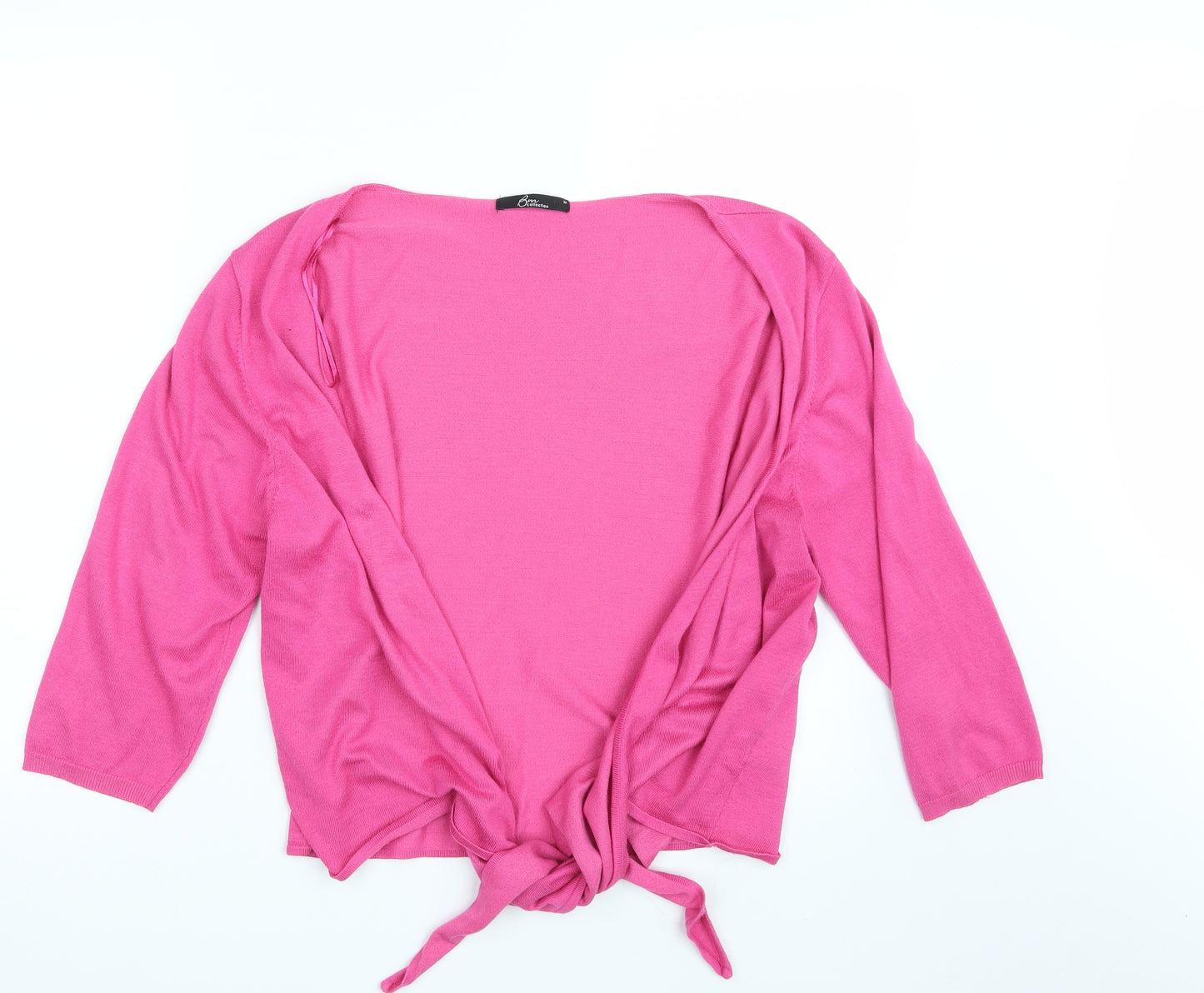 Bm Collection Womens Pink   Wrap Jumper Size M