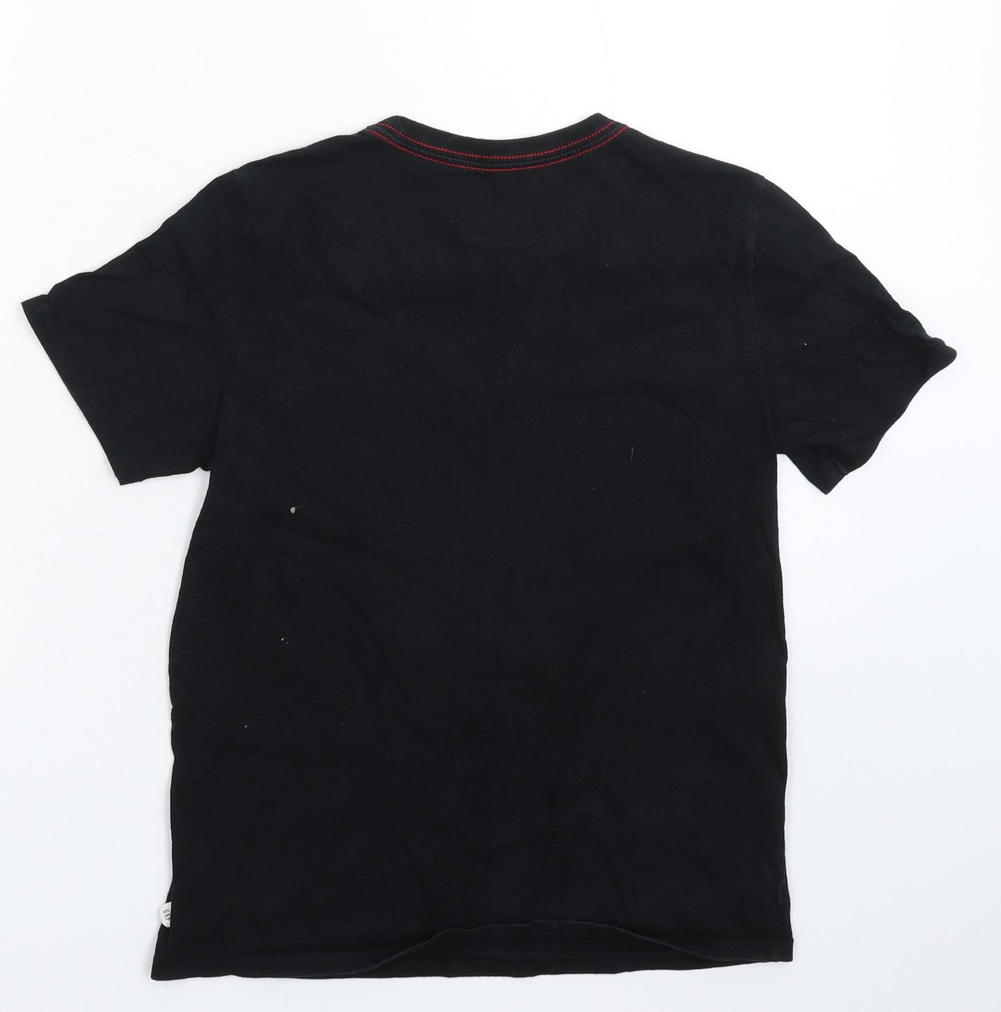 Gap Boys Black   Basic T-Shirt Size 10-11 Years  - Marvel