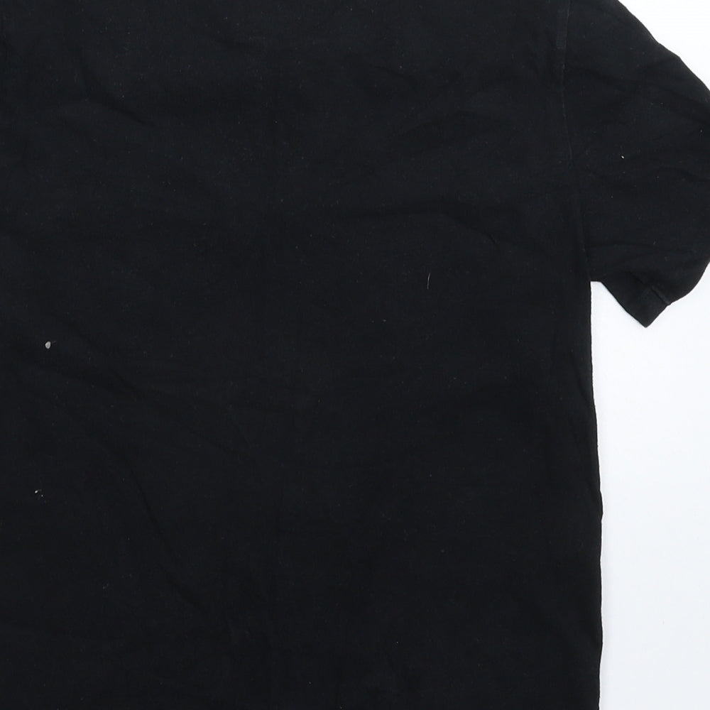 Gap Boys Black   Basic T-Shirt Size 10-11 Years  - Marvel