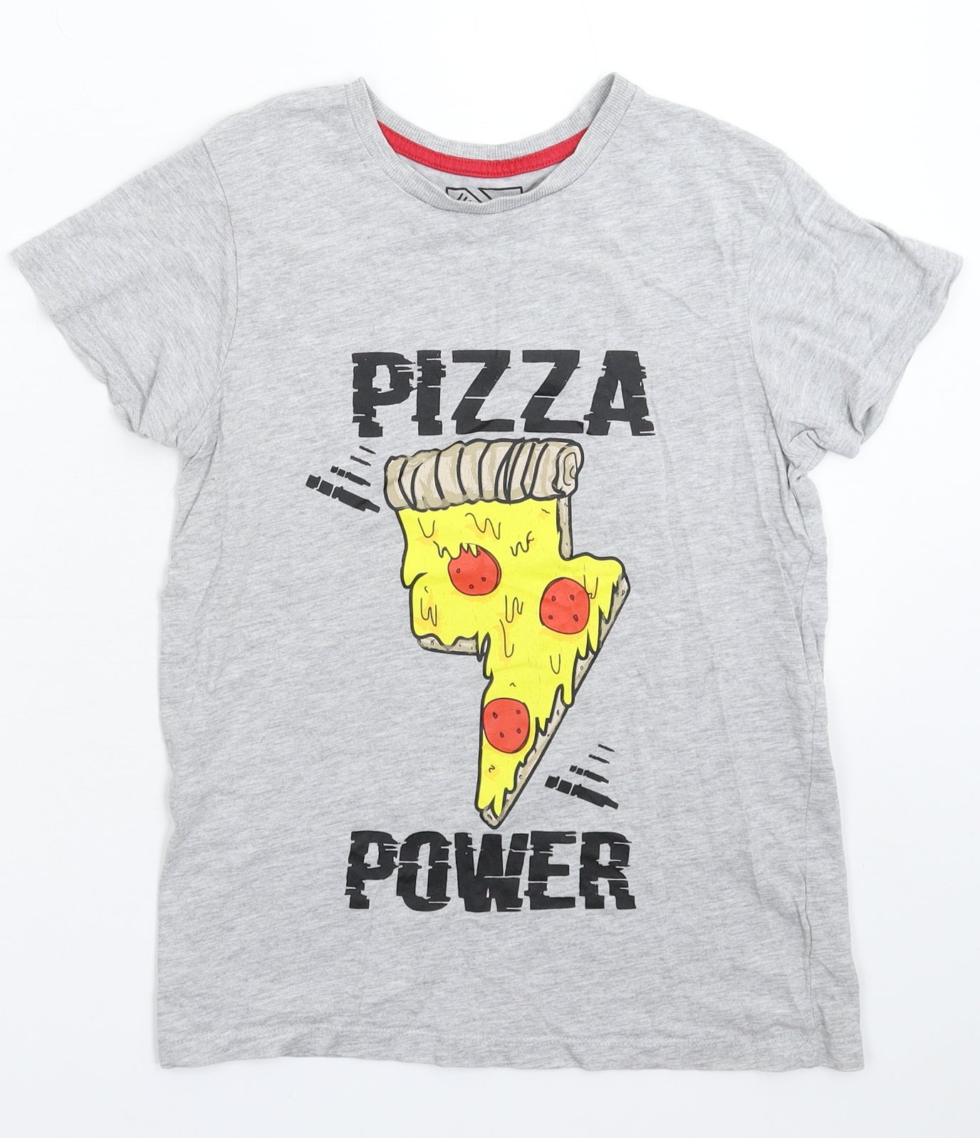 TU Boys Grey   Basic T-Shirt Size 10 Years