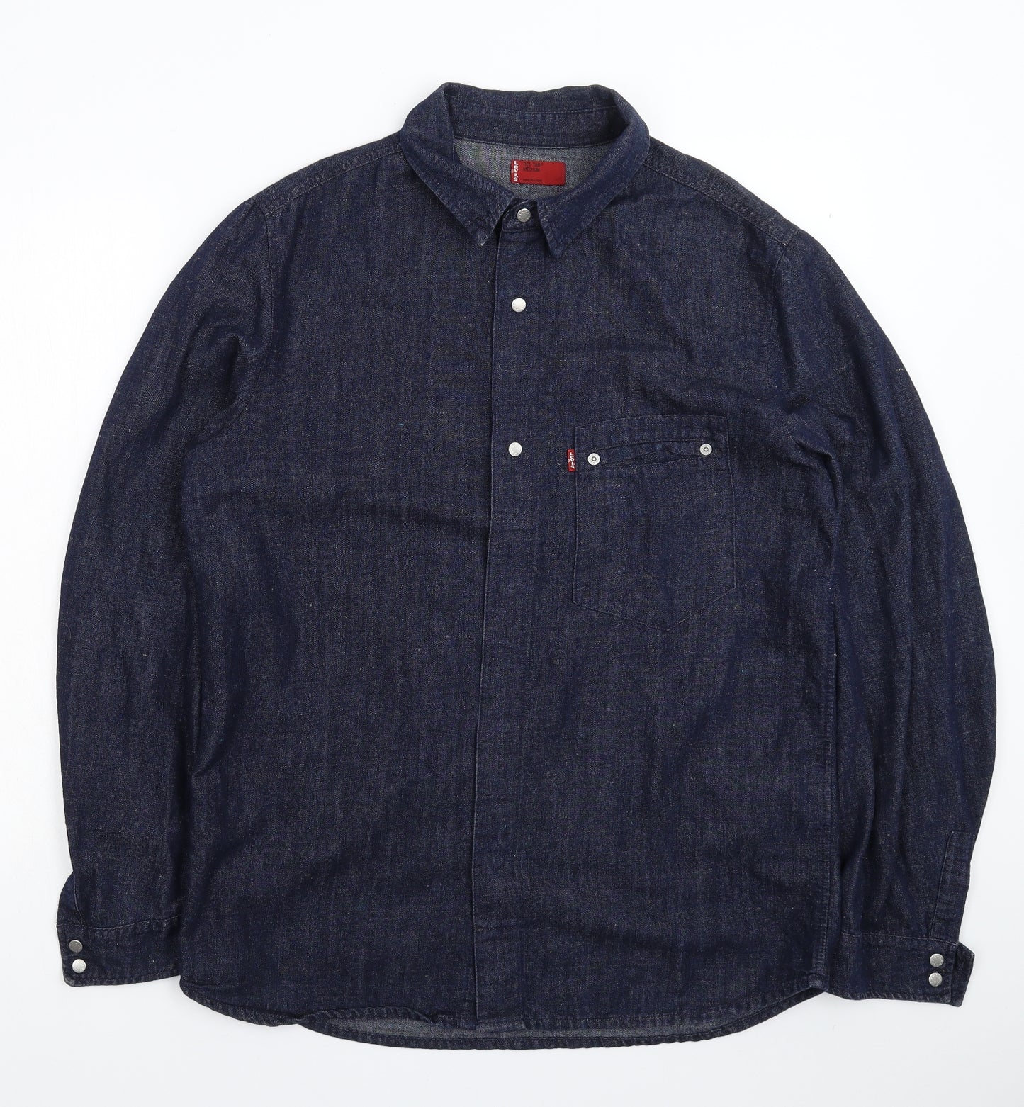 Levi's Mens Blue  Denim  Button-Up Size M