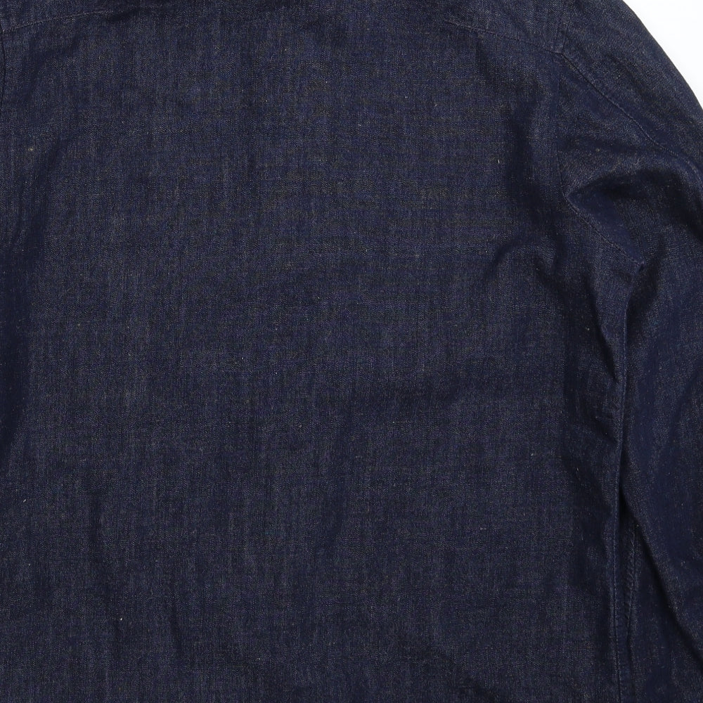 Levi's Mens Blue  Denim  Button-Up Size M