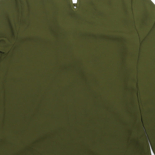 New Look Womens Green   Basic Blouse Size 8