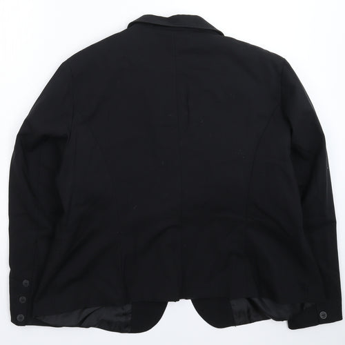 JOL Styl Womens Black   Jacket Suit Jacket Size 16