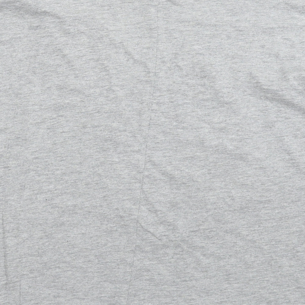 Sheilay Womens Grey   Basic T-Shirt Size L