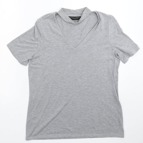 Dorothy Perkins Womens Grey   Basic T-Shirt Size 14