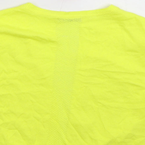 TU Womens Yellow  Knit Cardigan Jumper Size 12