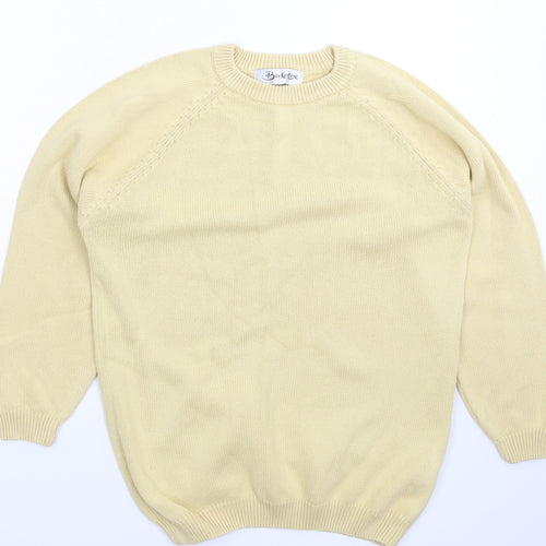 Berkertex Womens Beige  Knit Pullover Jumper Size 12