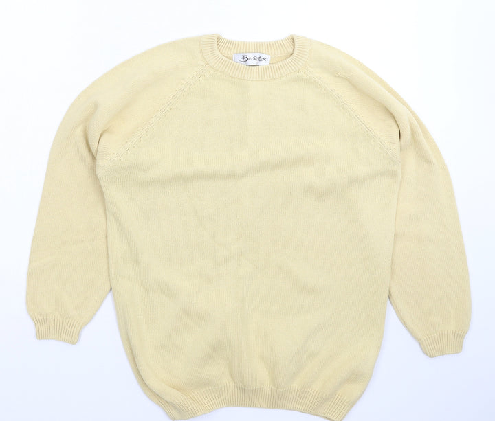 Berkertex Womens Beige  Knit Pullover Jumper Size 12