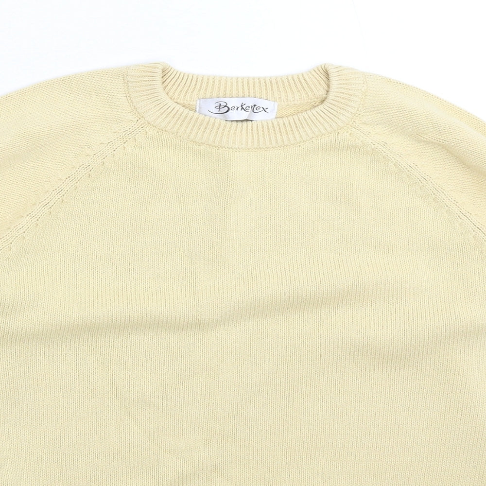 Berkertex Womens Beige  Knit Pullover Jumper Size 12
