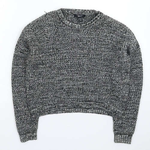 New Look Girls Grey  Knit Pullover Jumper Size 14-15 Years