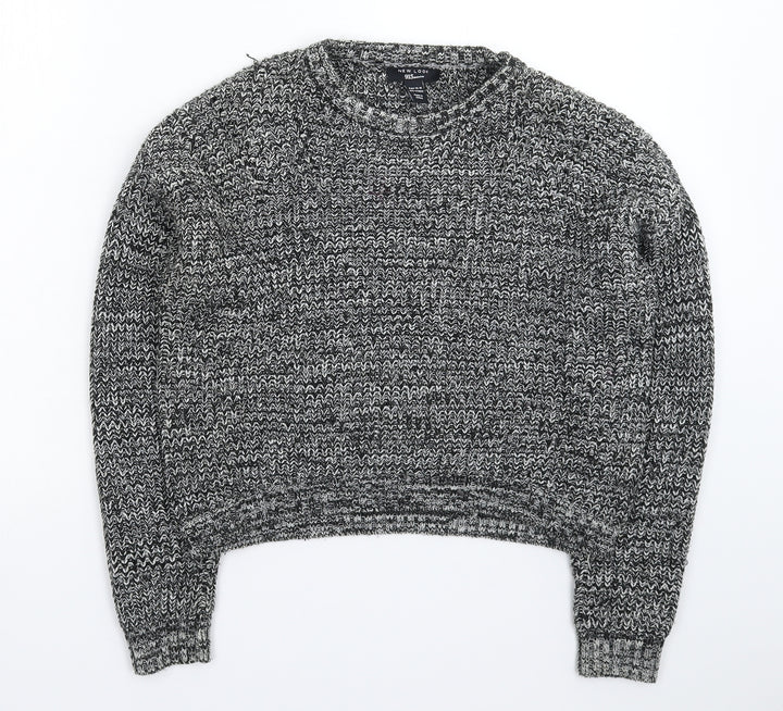 New Look Girls Grey  Knit Pullover Jumper Size 14-15 Years