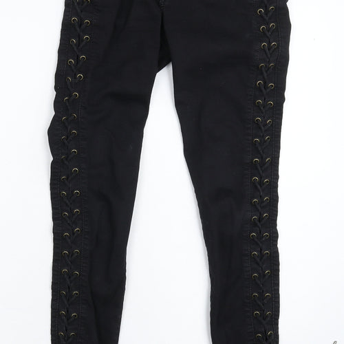 Denim Club Womens Black  Denim Jegging Jeans Size 10 L26 in
