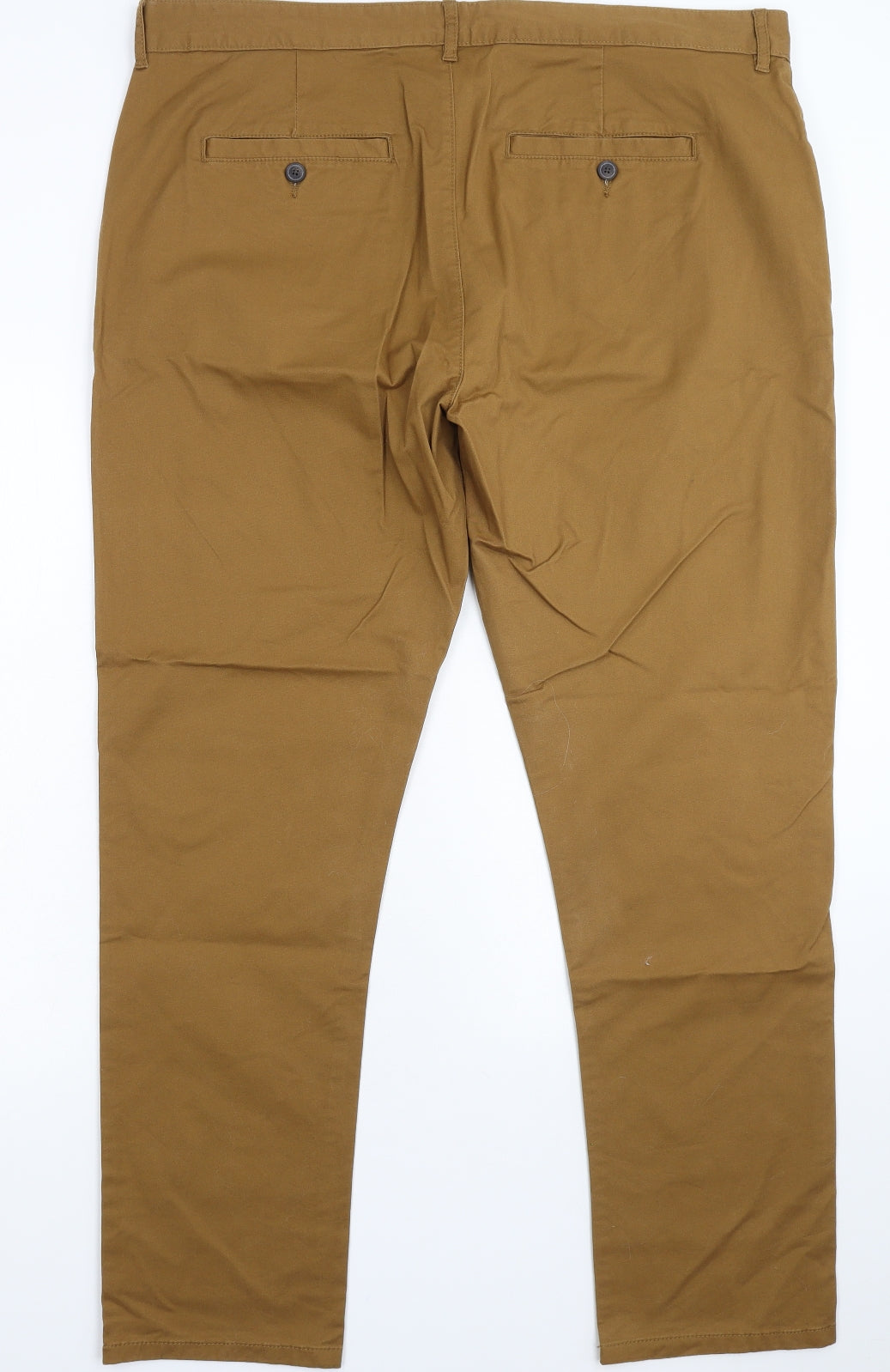 Easy Mens Brown   Chino Trousers Size 40 L31 in
