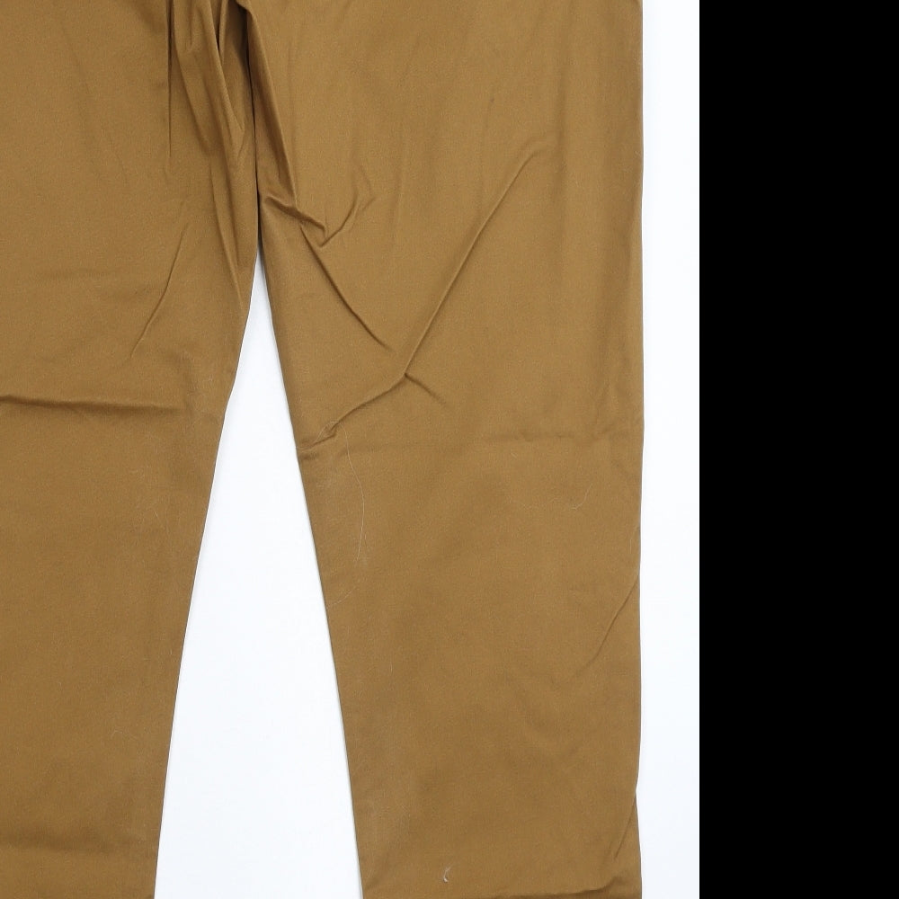 Easy Mens Brown   Chino Trousers Size 40 L31 in