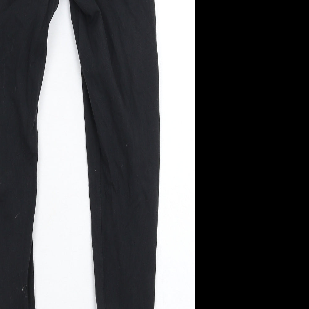 adidas Womens Black Striped  Jogger Trousers Size 10 L26 in