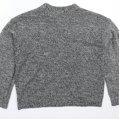 Brave Soul Womens Grey  Knit Pullover Jumper Size S