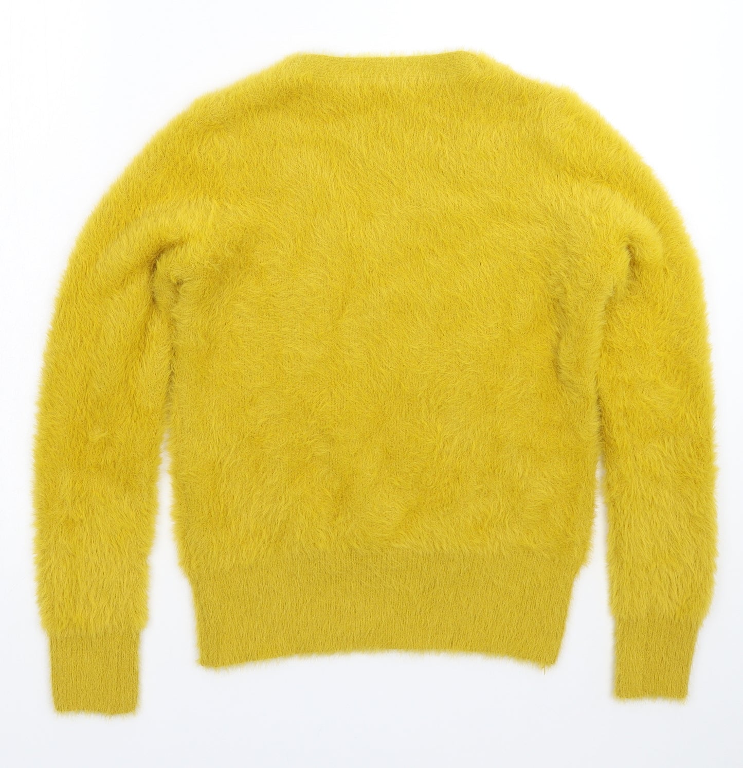 Marks and Spencer Womens Yellow  Knit Pullover Jumper Size S