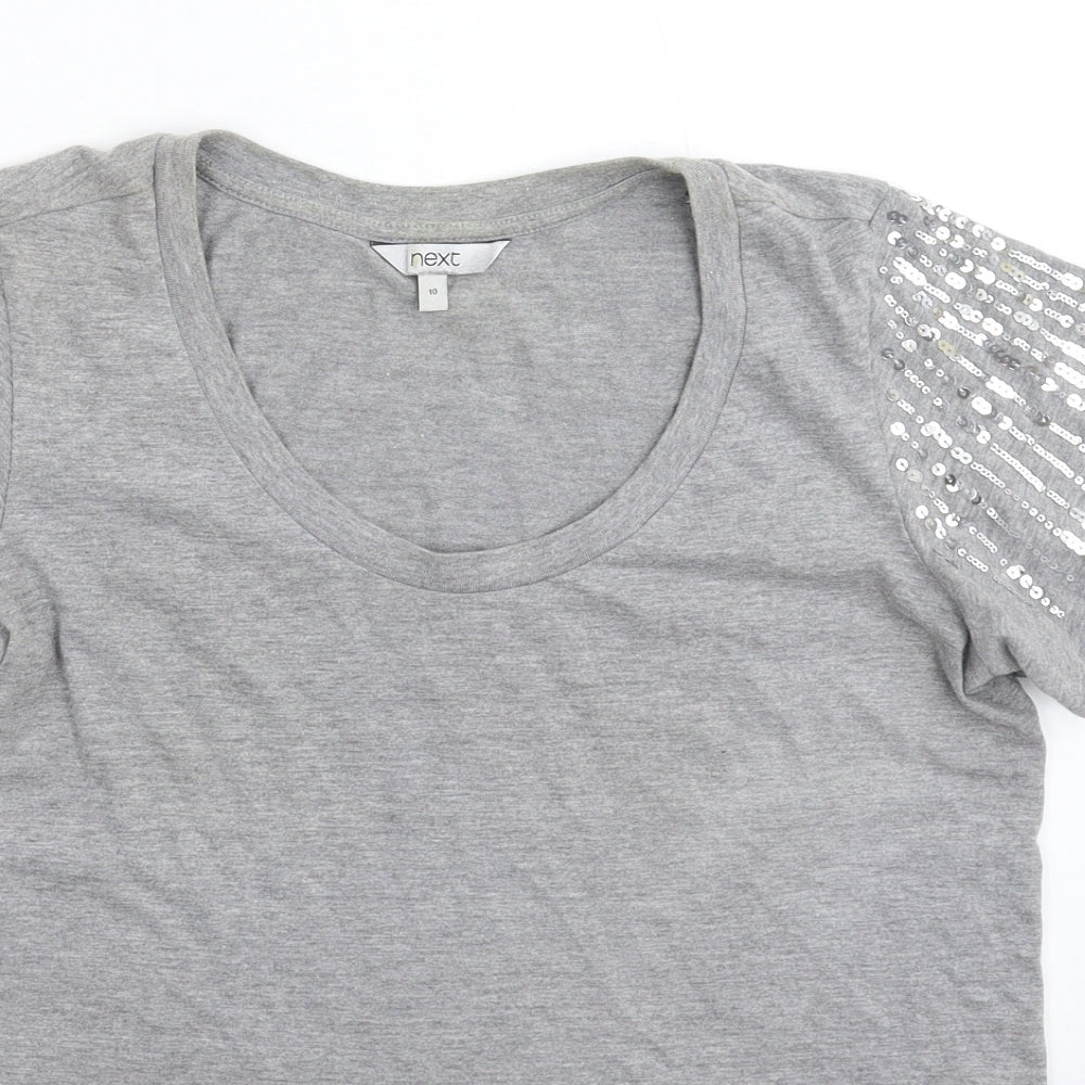 NEXT Womens Grey   Basic T-Shirt Size 10