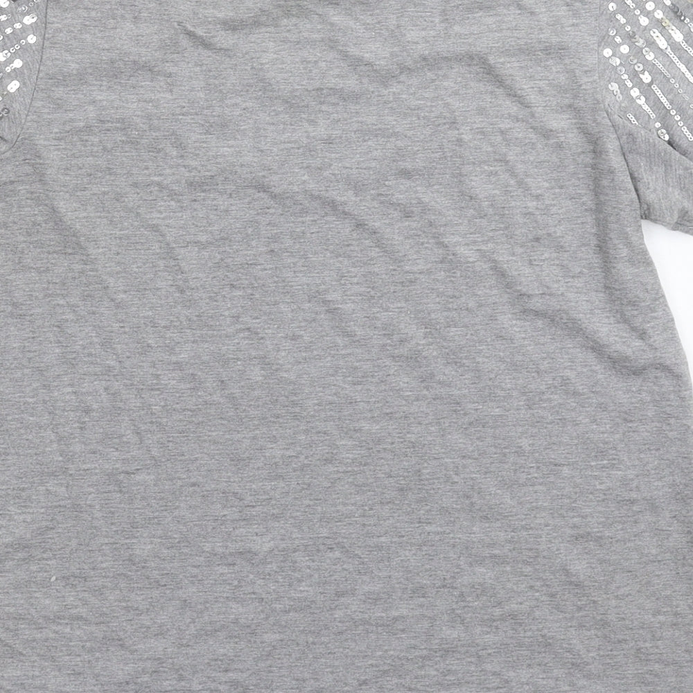 NEXT Womens Grey   Basic T-Shirt Size 10