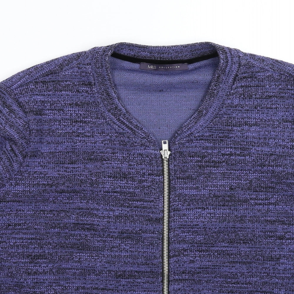 Marks and Spencer Womens Purple  Fleece Jacket  Size 20