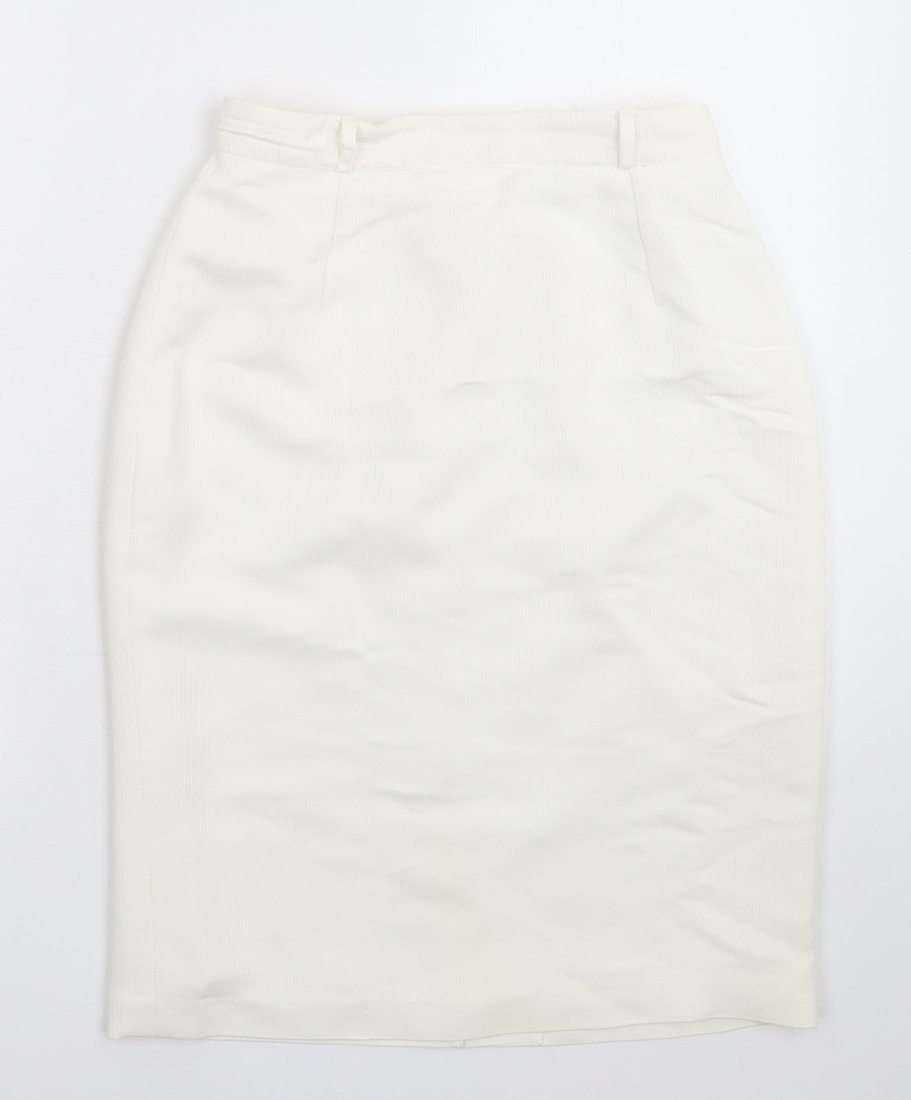 First Avenue Womens White   Straight & Pencil Skirt Size 12