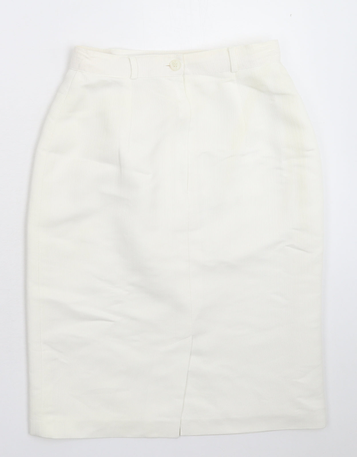 First Avenue Womens White   Straight & Pencil Skirt Size 12