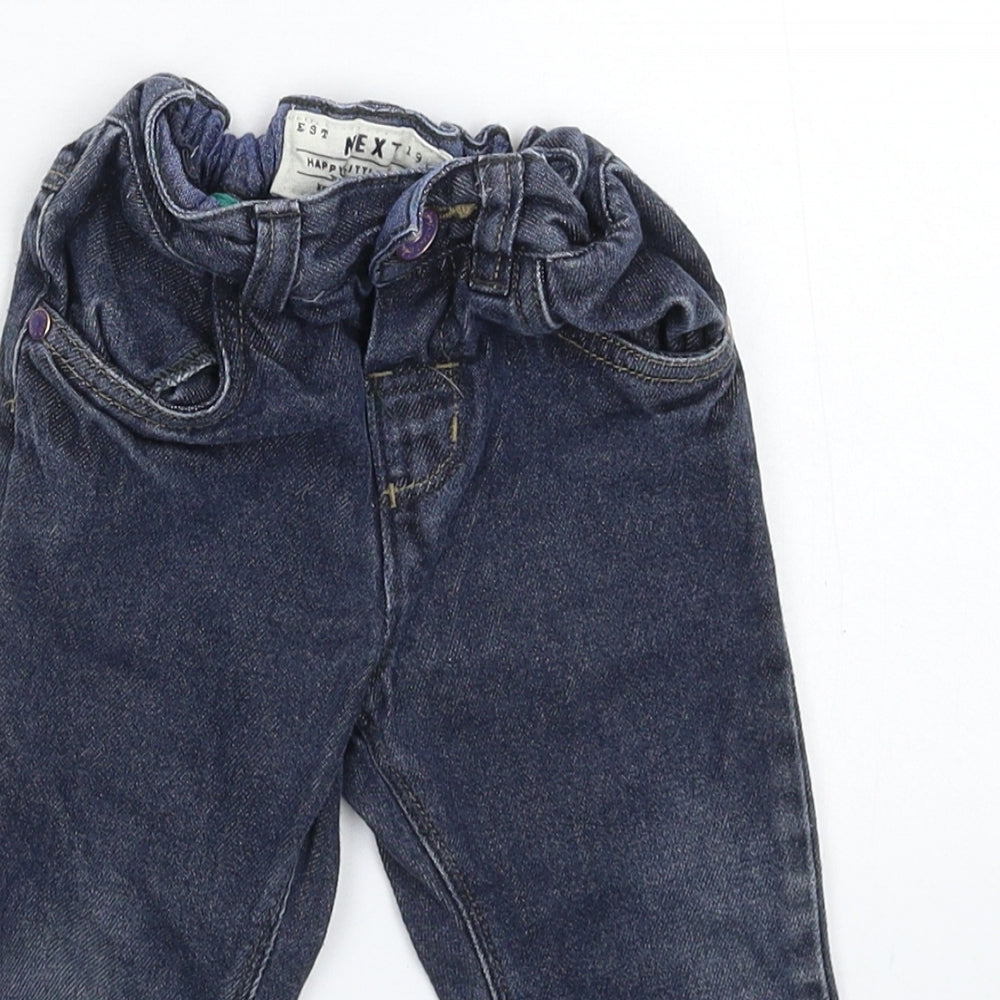 NEXT Baby Blue  Denim Capri Jeans Size 9 Months
