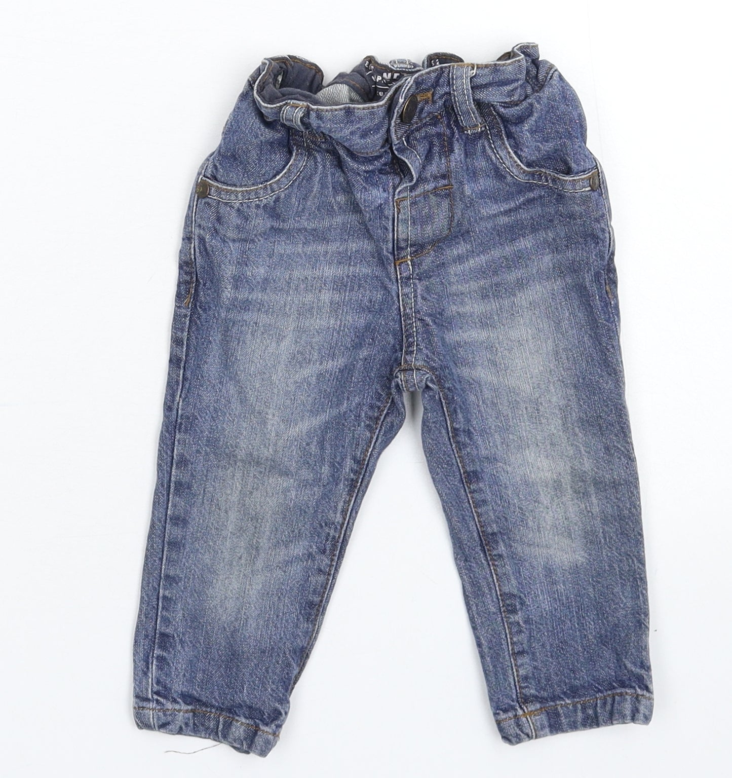 NEXT Baby Blue  Denim Capri Jeans Size 9-12 Months