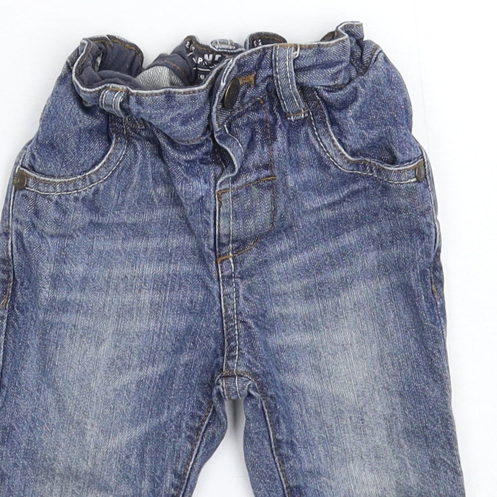 NEXT Baby Blue  Denim Capri Jeans Size 9-12 Months