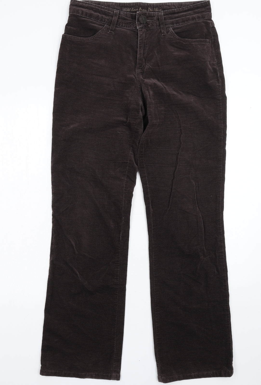 Per Una Womens Grey   Trousers  Size 12 L31 in