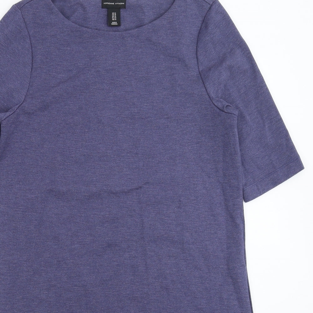 Adrienne Vittadini Womens Blue   A-Line  Size 14