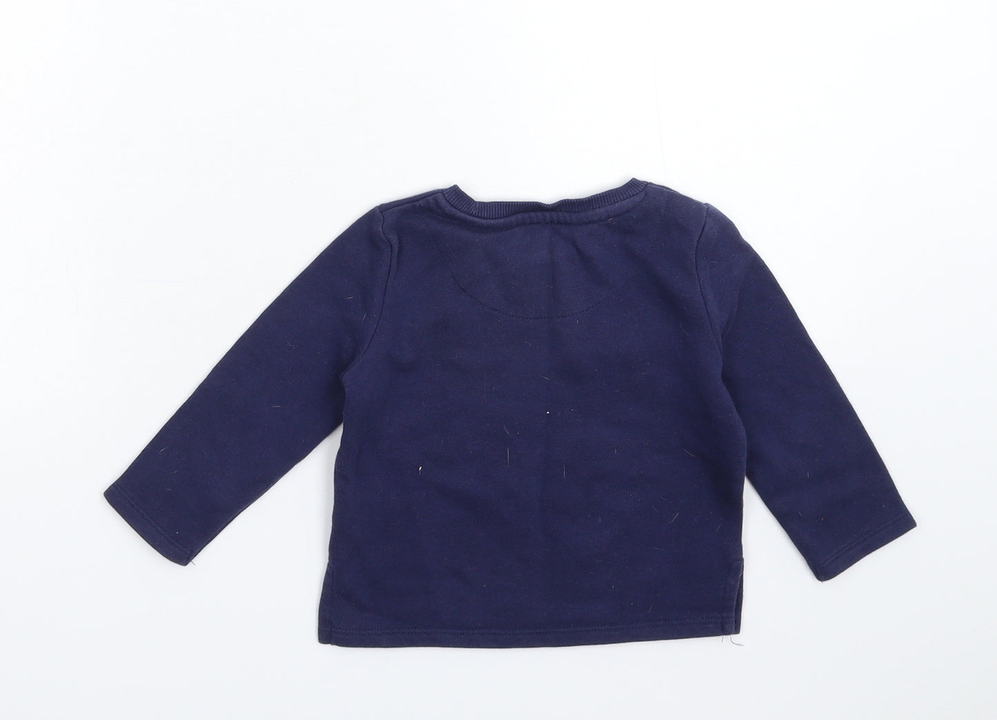 F&F Girls Blue   Pullover Jumper Size 12-18 Months