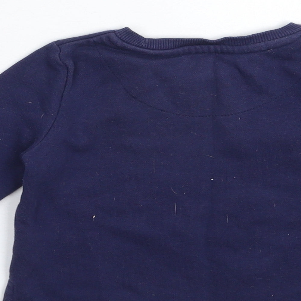 F&F Girls Blue   Pullover Jumper Size 12-18 Months