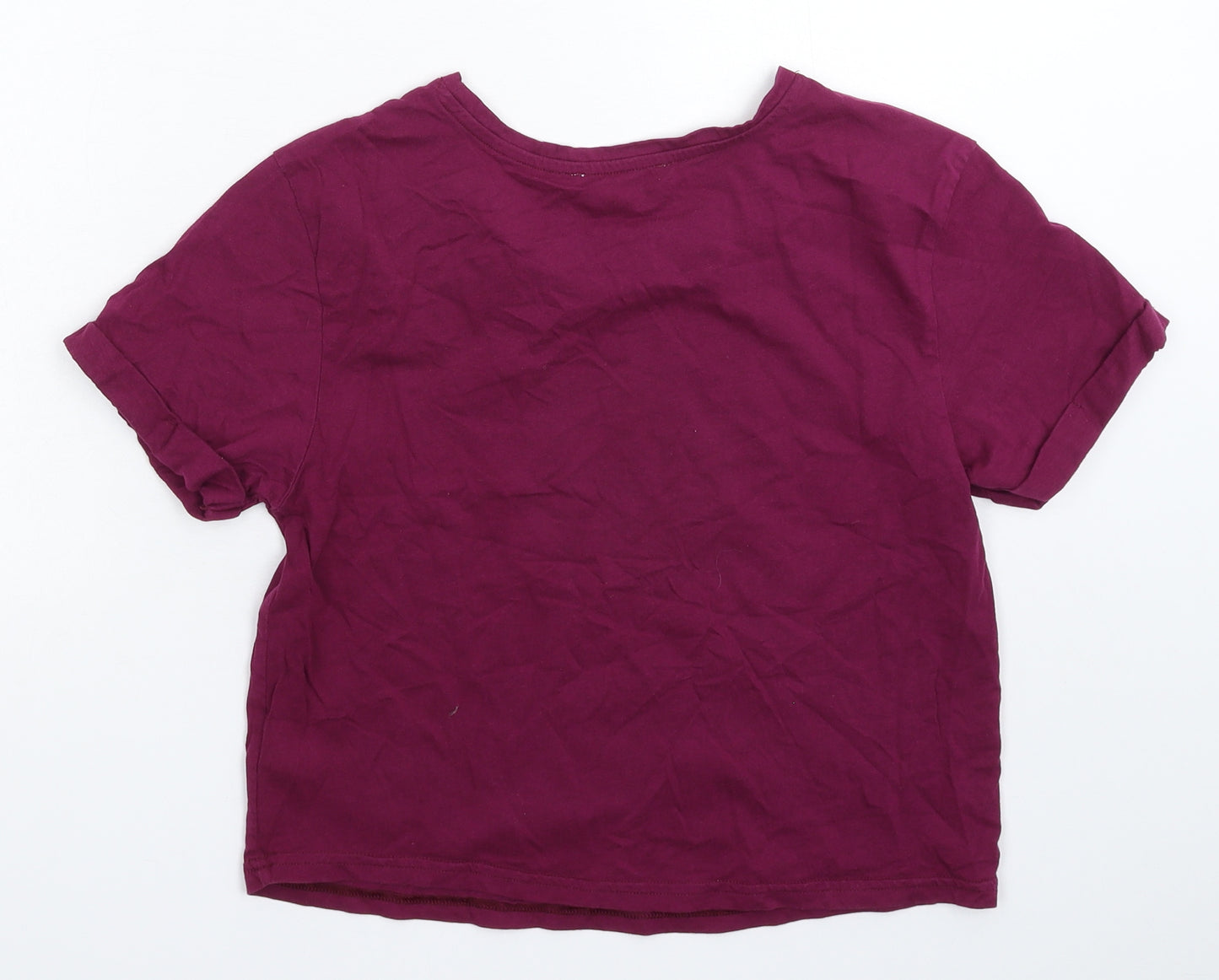 New Look Girls Purple   Basic T-Shirt Size L