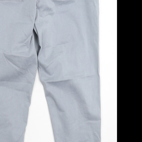 Marks and Spencer Womens Blue   Trousers  Size 16 L25 in