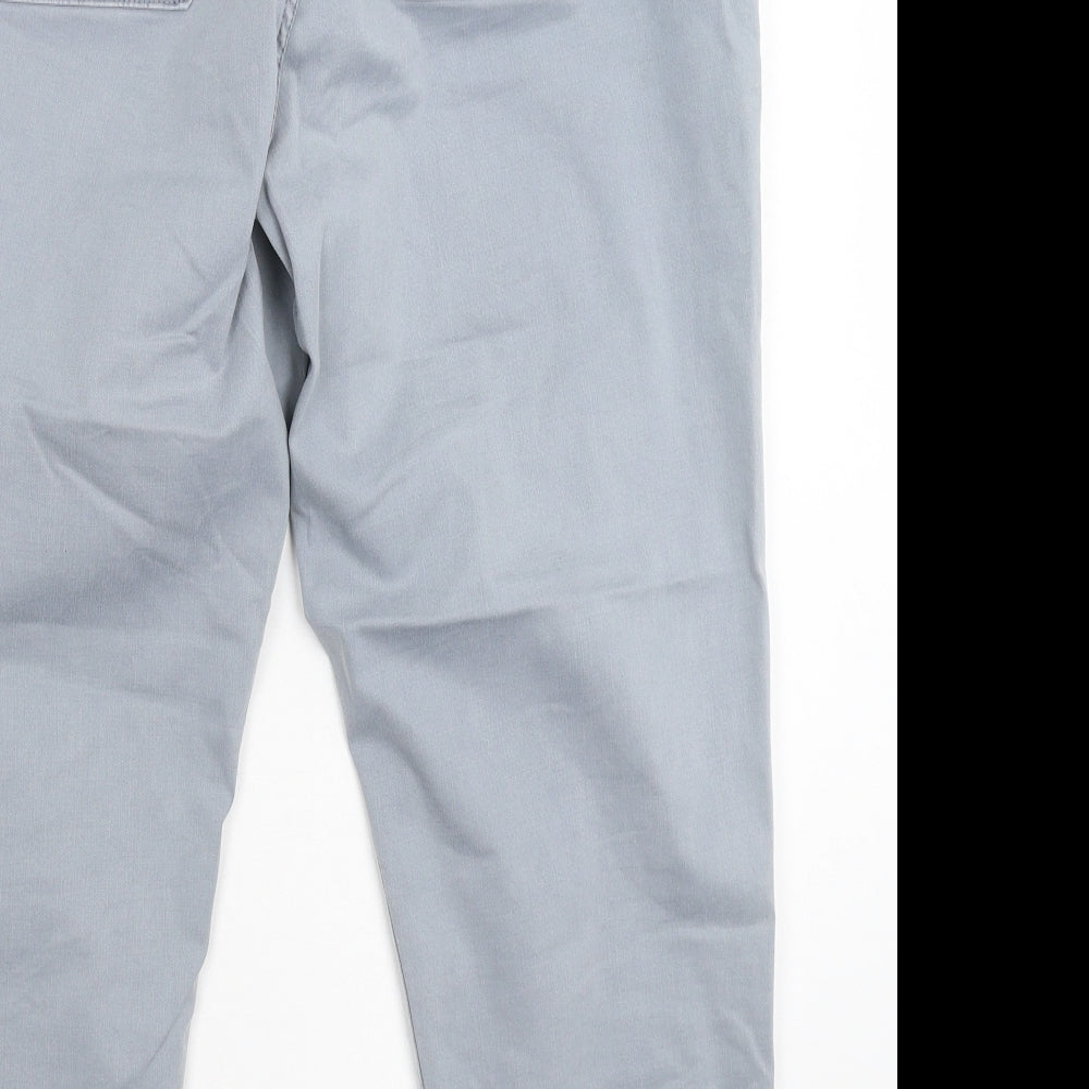 Marks and Spencer Womens Blue   Trousers  Size 16 L25 in