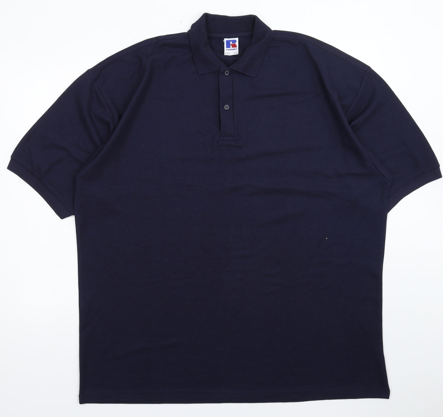 Russell Mens Blue    Polo Size 3XL