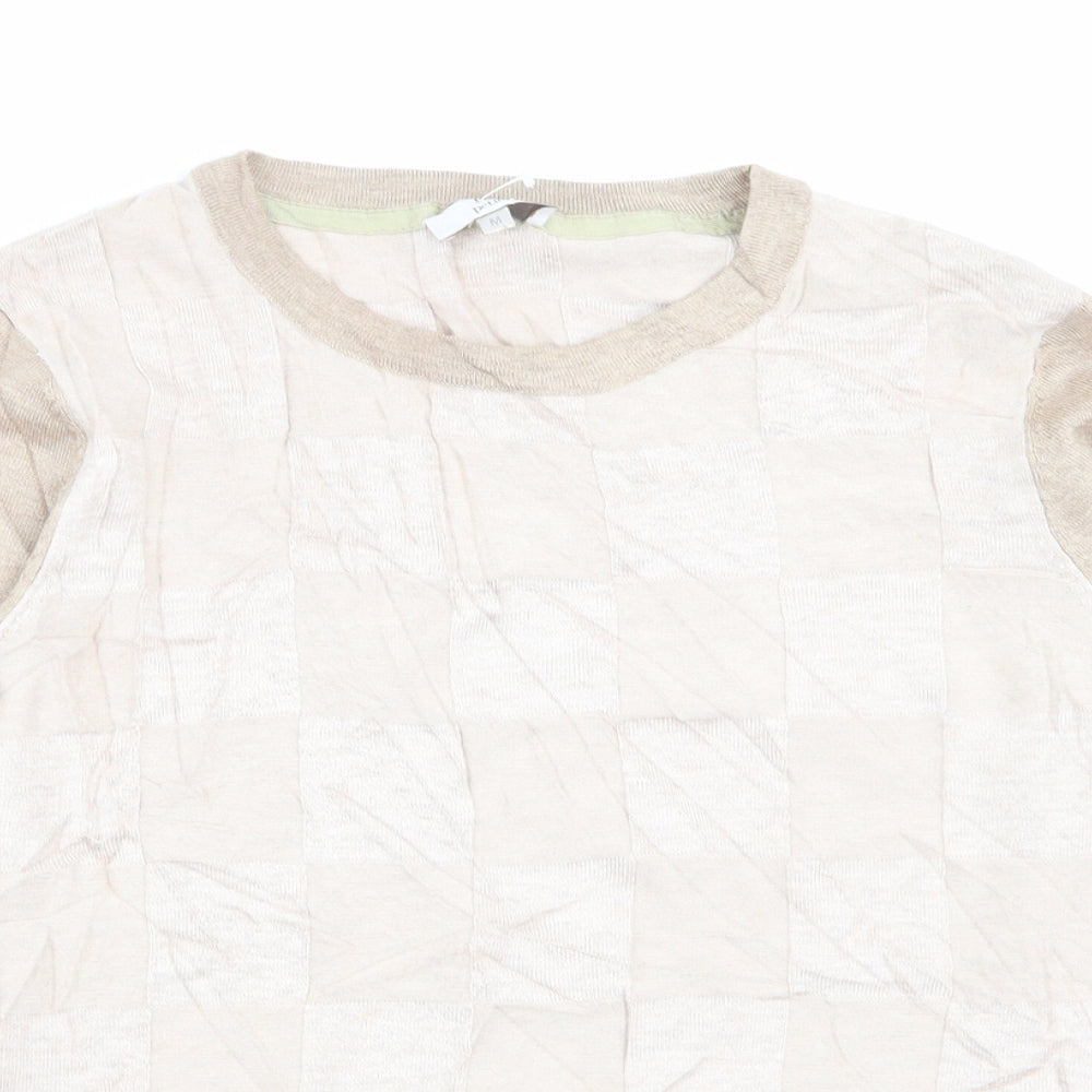 CC Womens Multicoloured Check  Pullover Jumper Size M