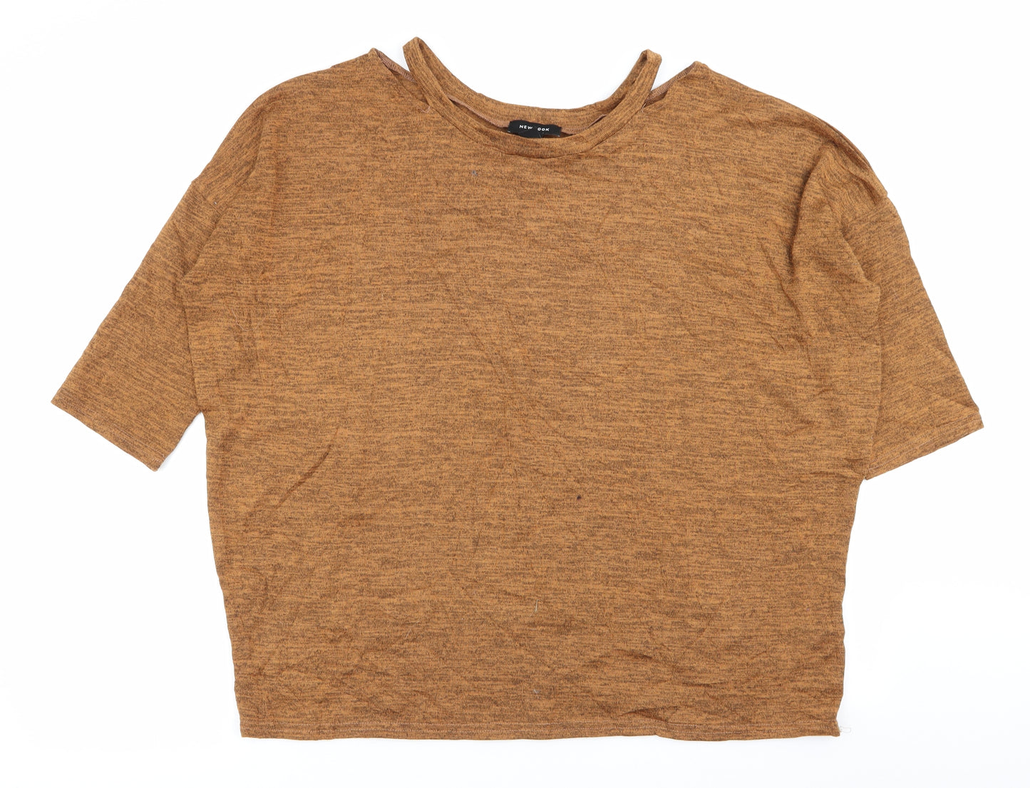 New Look Womens Yellow   Basic T-Shirt Size L