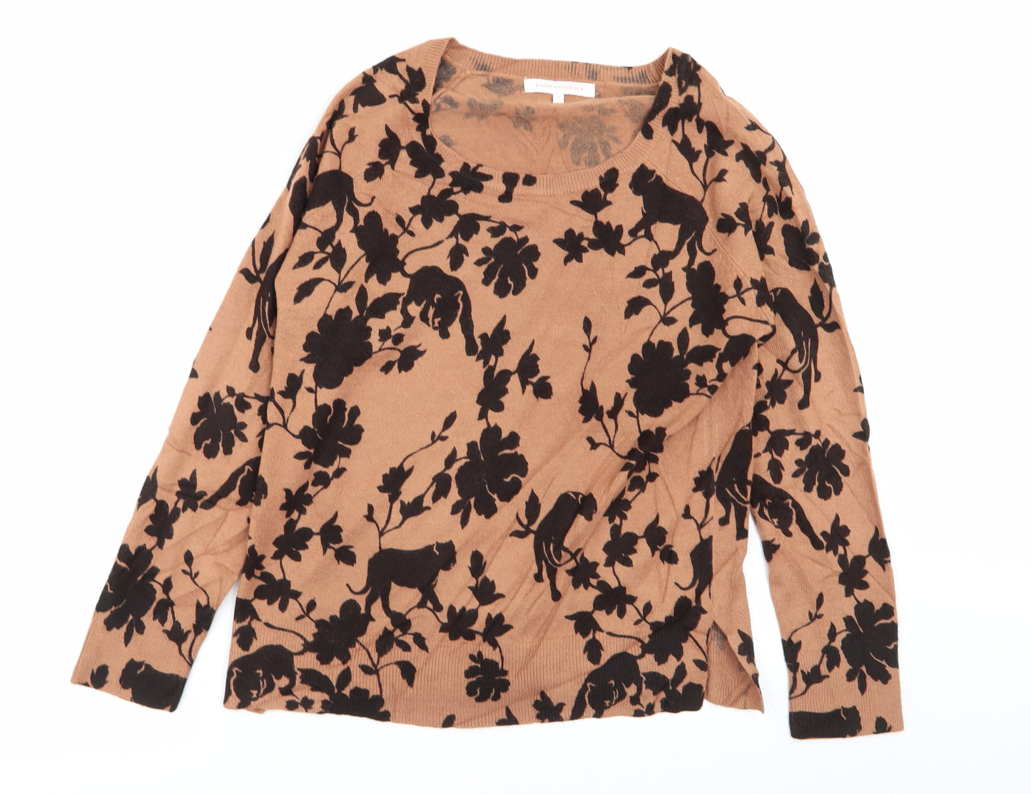 NEXT Womens Multicoloured Floral  Pullover Jumper Size 8