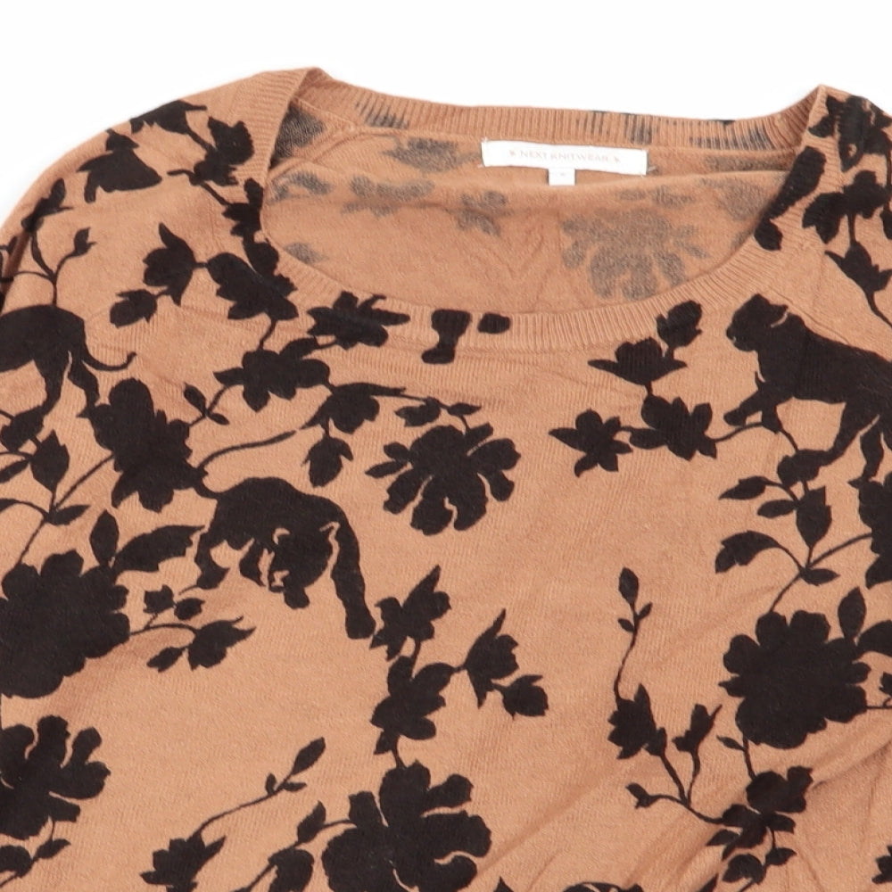 NEXT Womens Multicoloured Floral  Pullover Jumper Size 8