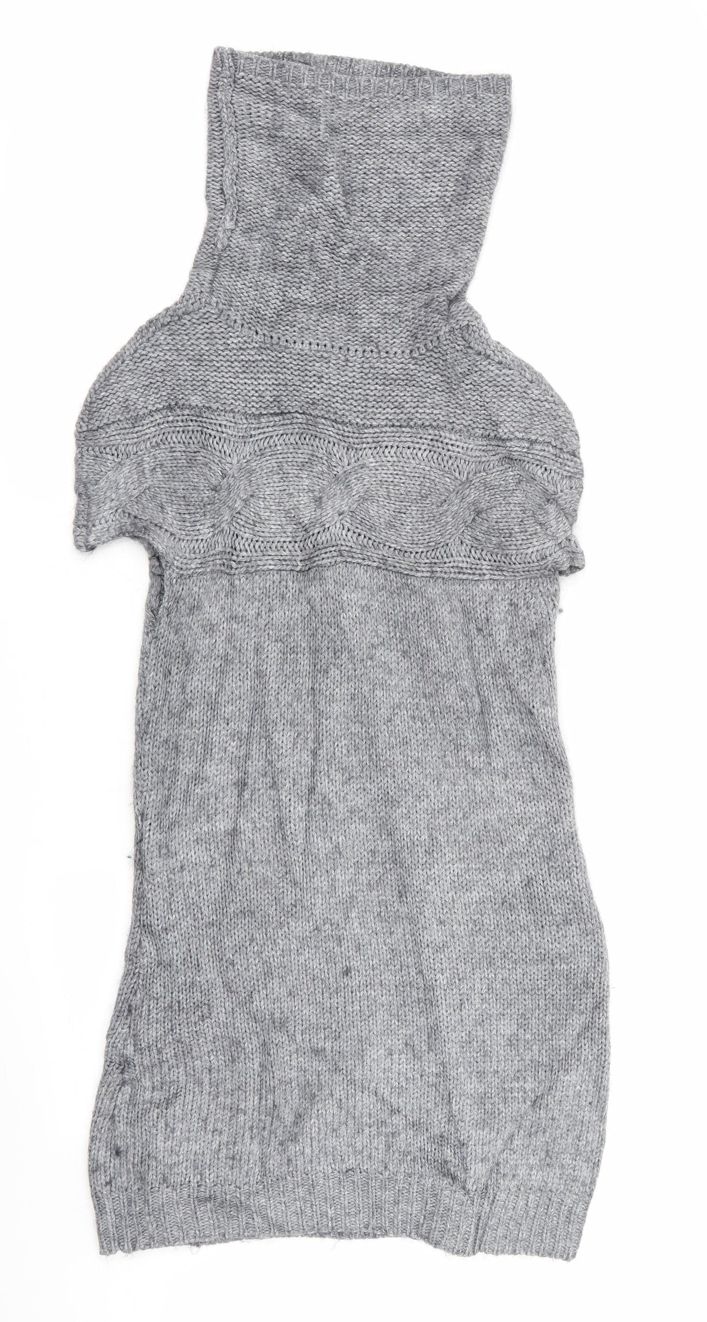 Mint Velvet Womens Grey   Jumper Dress  Size 10
