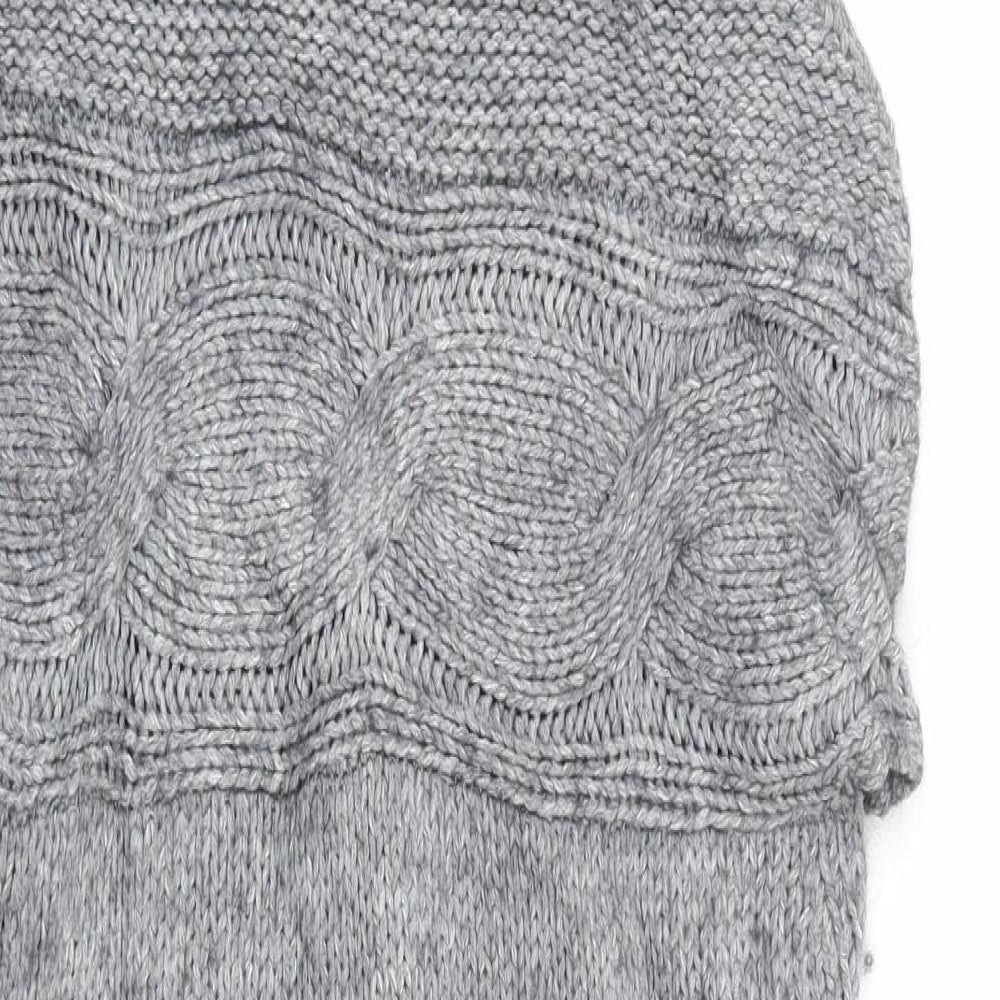 Mint Velvet Womens Grey   Jumper Dress  Size 10